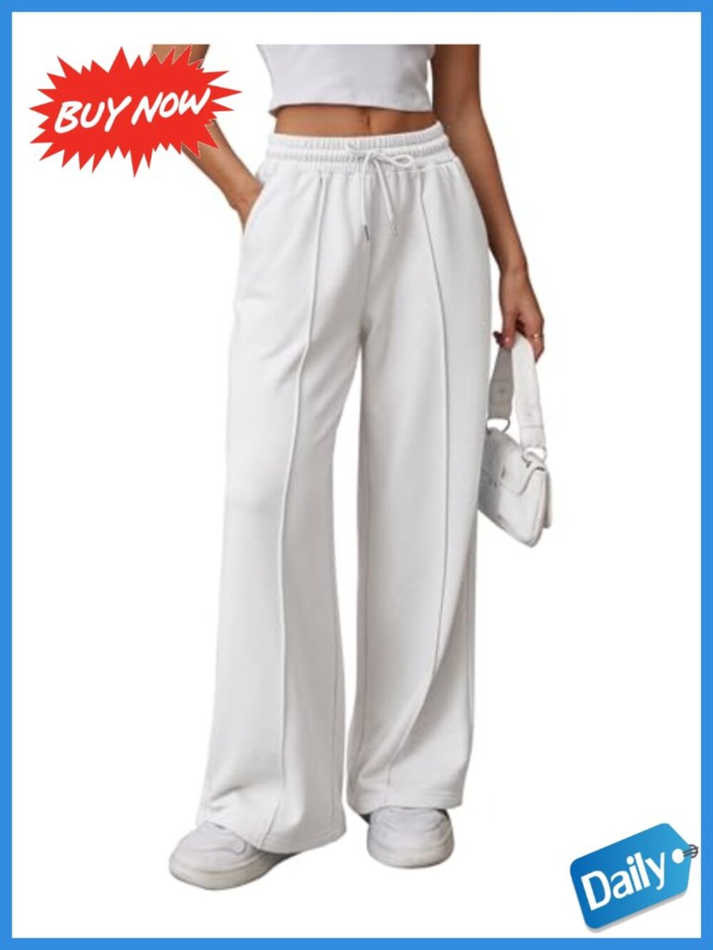 Womens Wide Leg Sweatpants High Waisted Baggy Lounge Pants